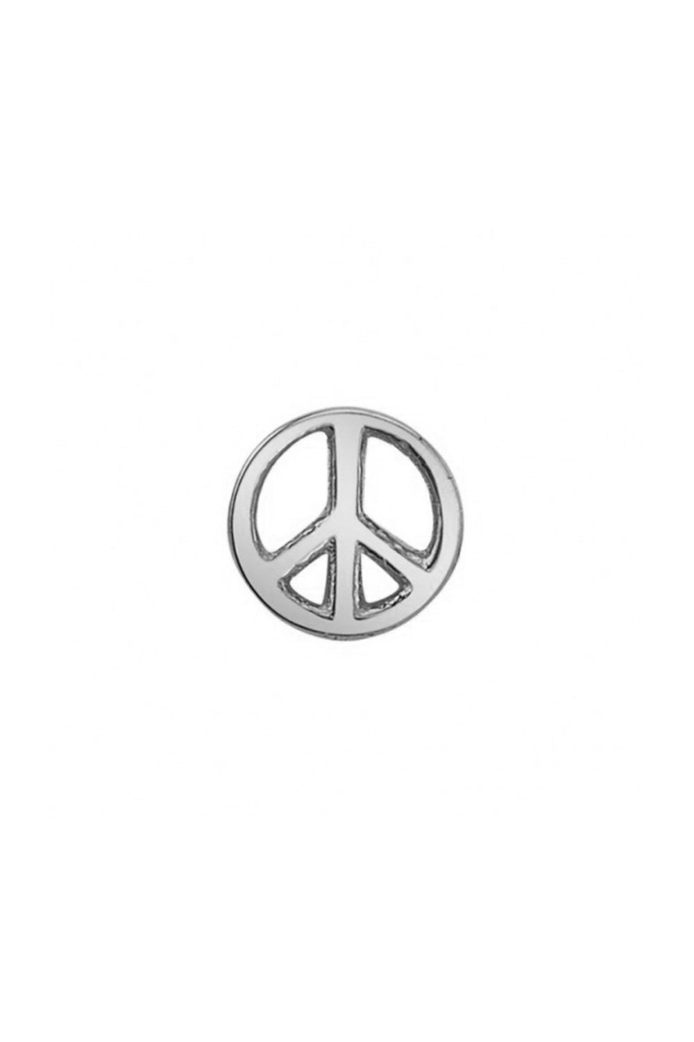 Peace ! Ear Pin-WHITE GOLD-25-JEWELRYFINE JEWELPIERCING-BVLA