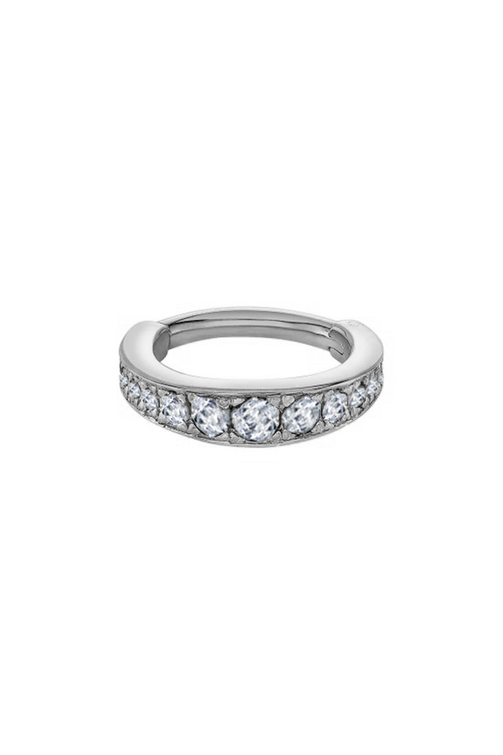 Diamond Justify Hinge Ear Ring-WHITE GOLD-5/16-JEWELRYFINE JEWELPIERCING-BVLA