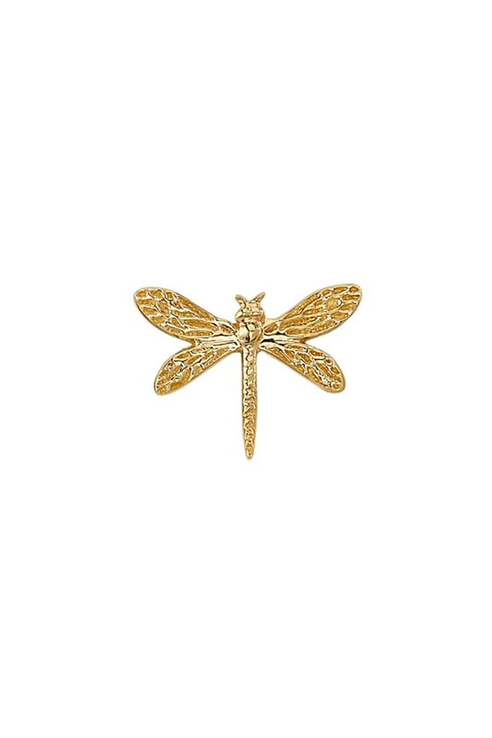 Dragonfly Ear Pin-YELLOW GOLD-JEWELRYFINE JEWELPIERCING-BVLA