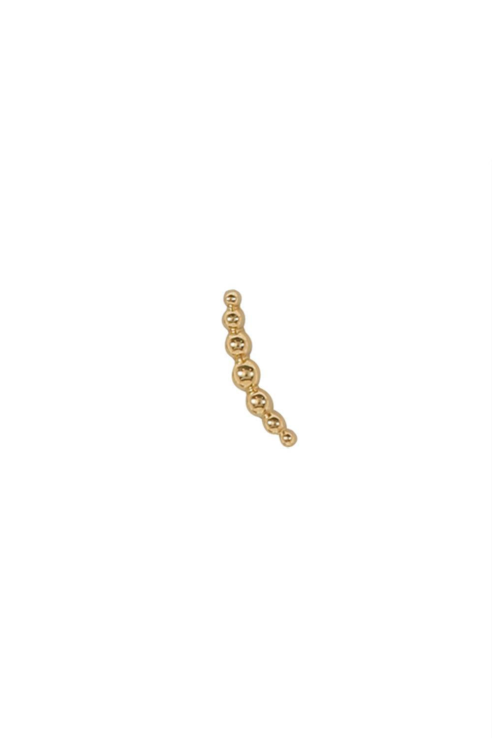 Graduating 7 Bead Arc End-YELLOW GOLD-JEWELRYFINE JEWELPIERCING-BVLA