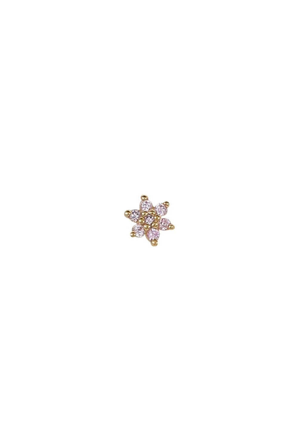Light Pink Sapphire Flower 2 Pin-YELLOW GOLD-JEWELRYFINE JEWELPIERCING-BVLA