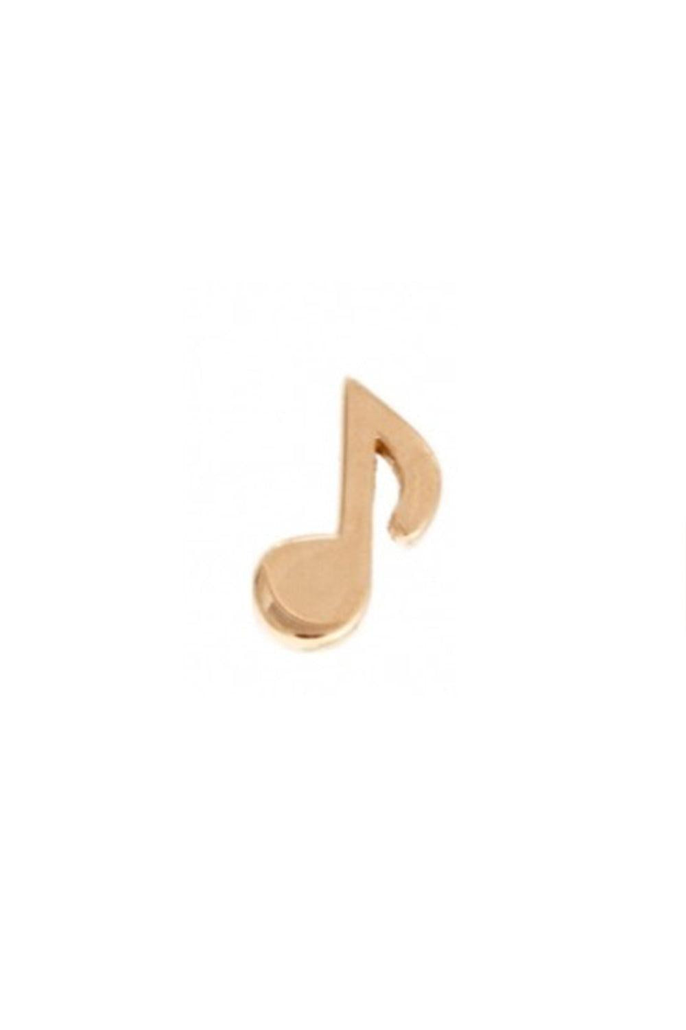 Music Note Ear Pin-YELLOW GOLD-JEWELRYFINE JEWELPIERCING-BVLA