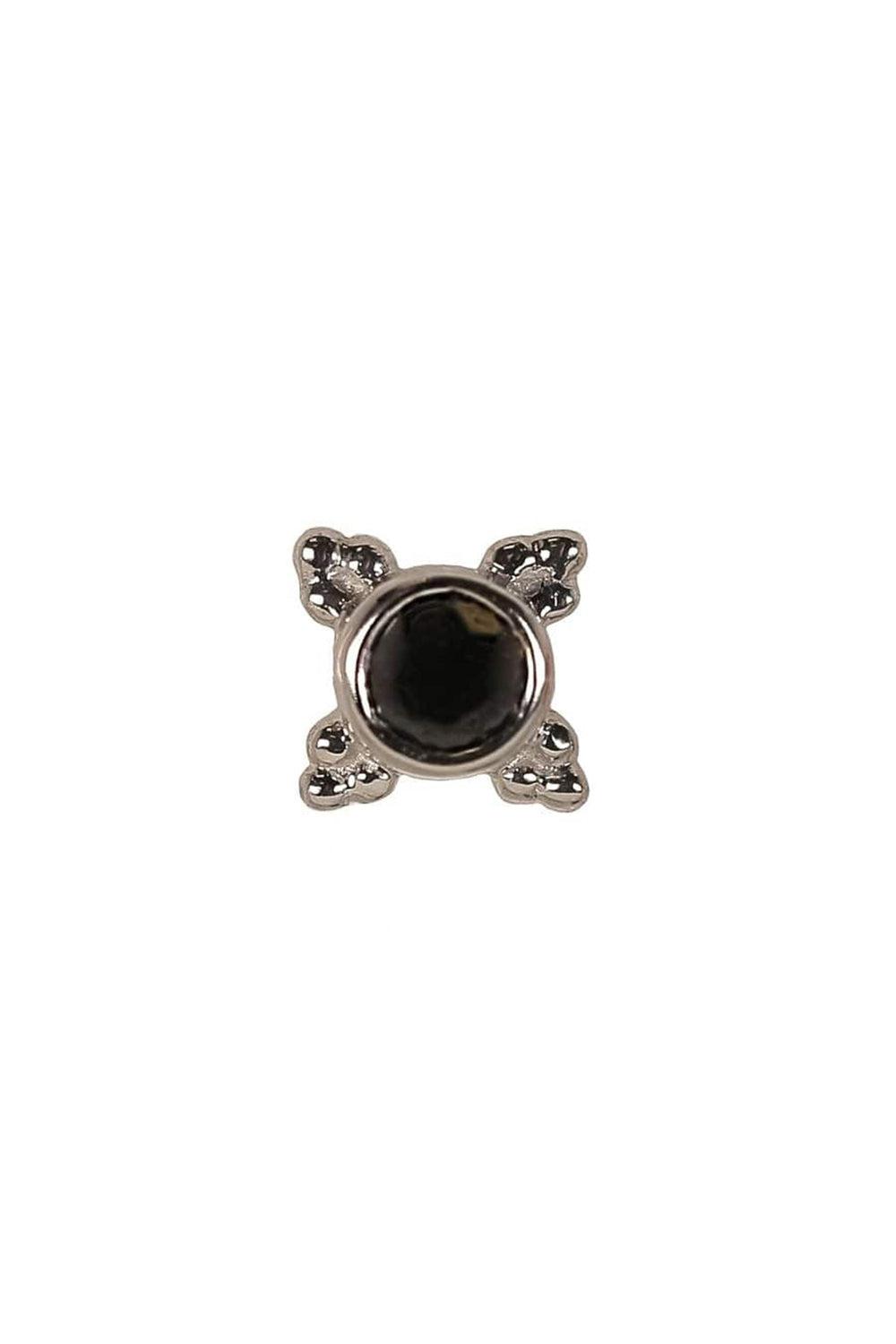 Mini Kandy Black Diamond Tri Stud - 25G-ROSE GOLD-JEWELRYFINE JEWELPIERCING-BVLA