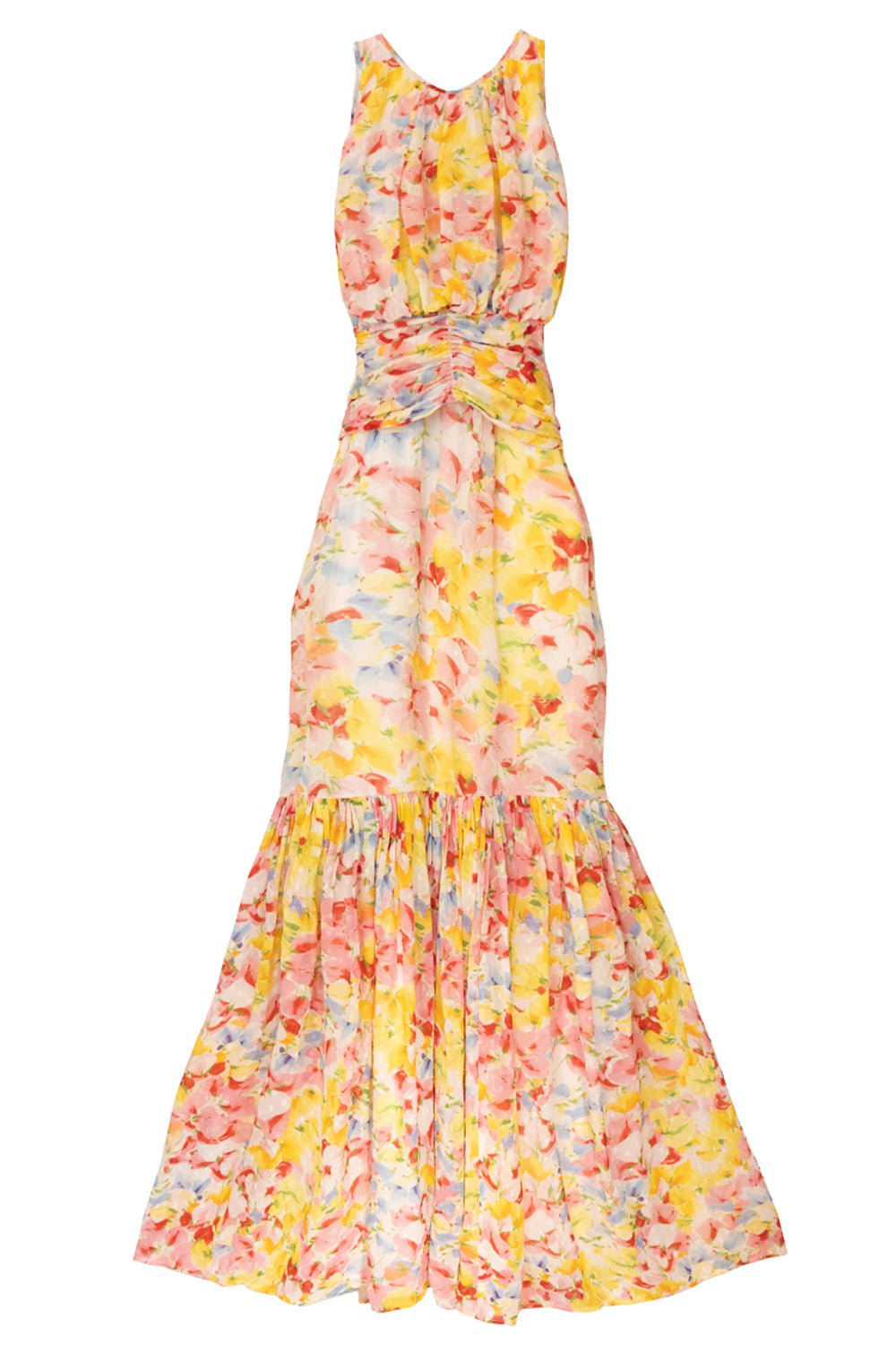 BYTIMO-Georgette Halterneck Dress-