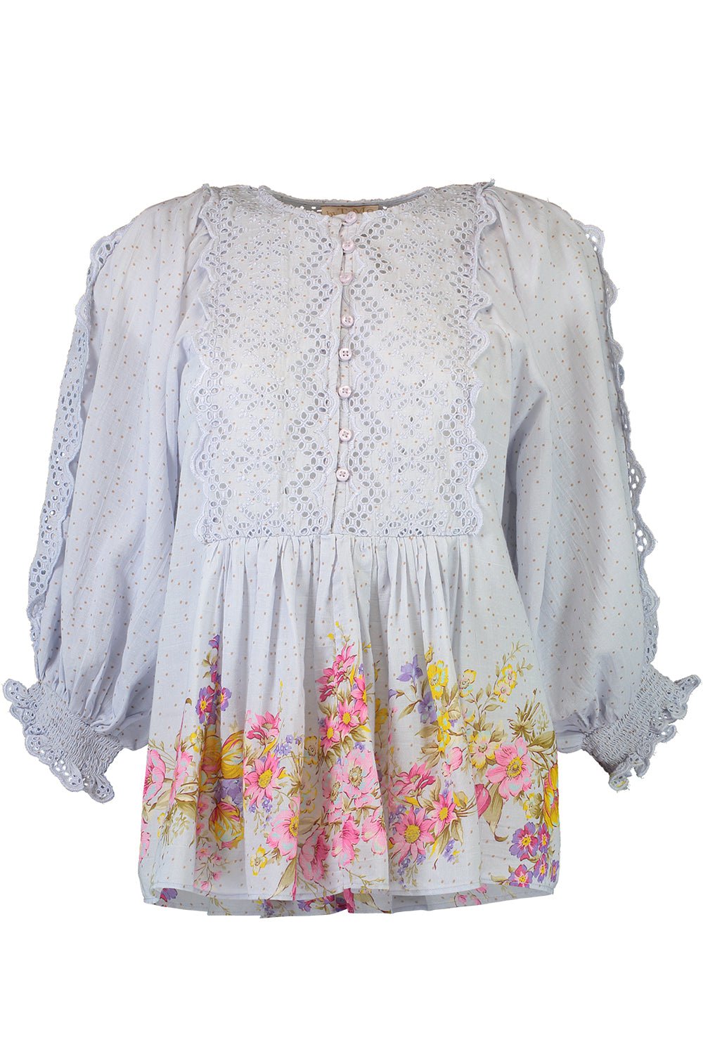 BYTIMO-Embroidery Bouse-