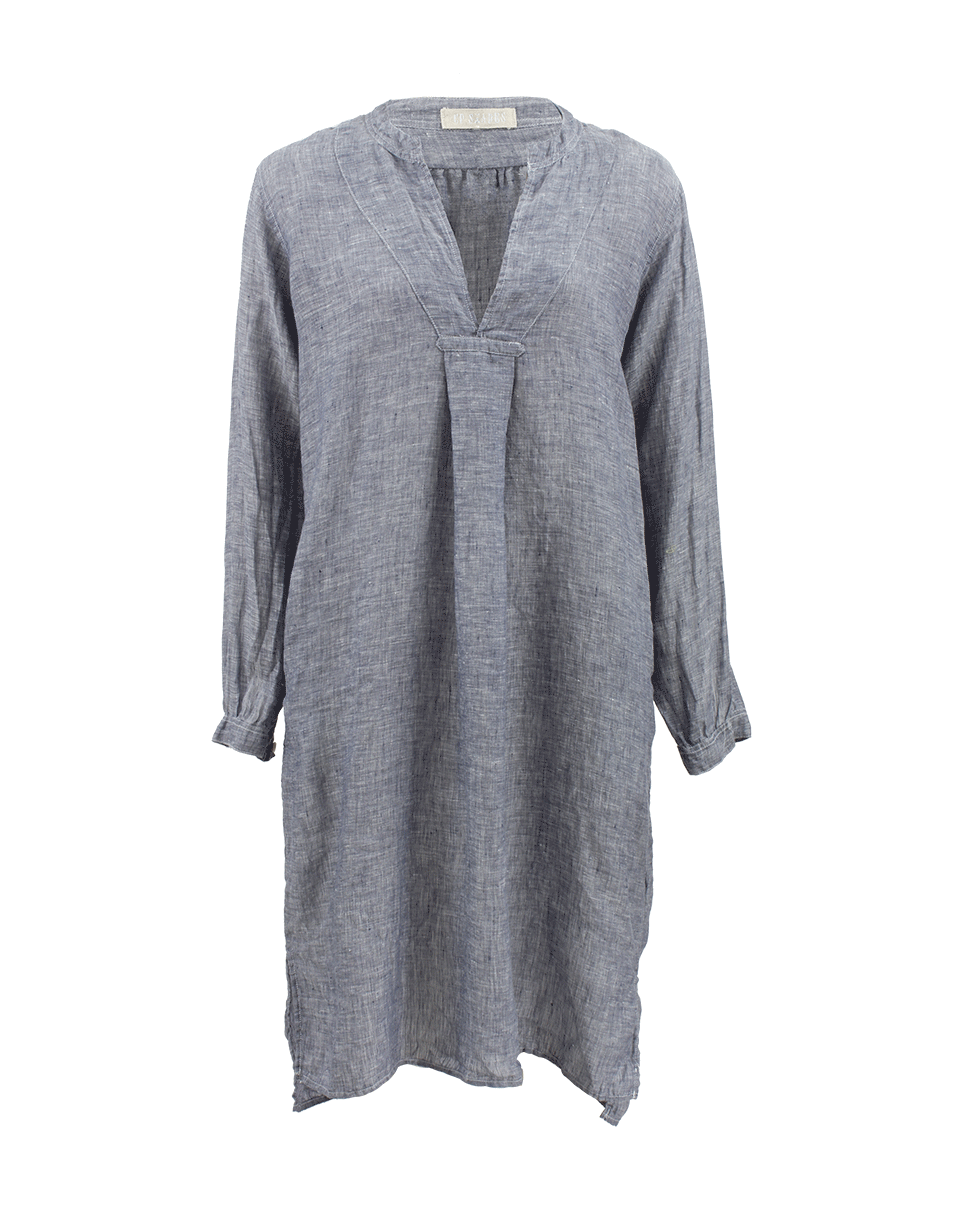 C P SHADES-Isobel V-Neck Linen Dress-