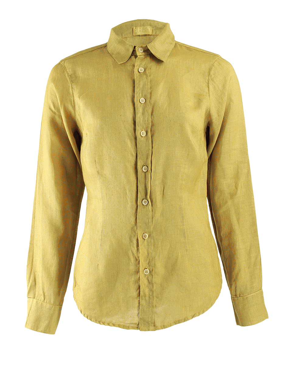 C P SHADES-Long Sleeve Boyfriend Linen Blouse-