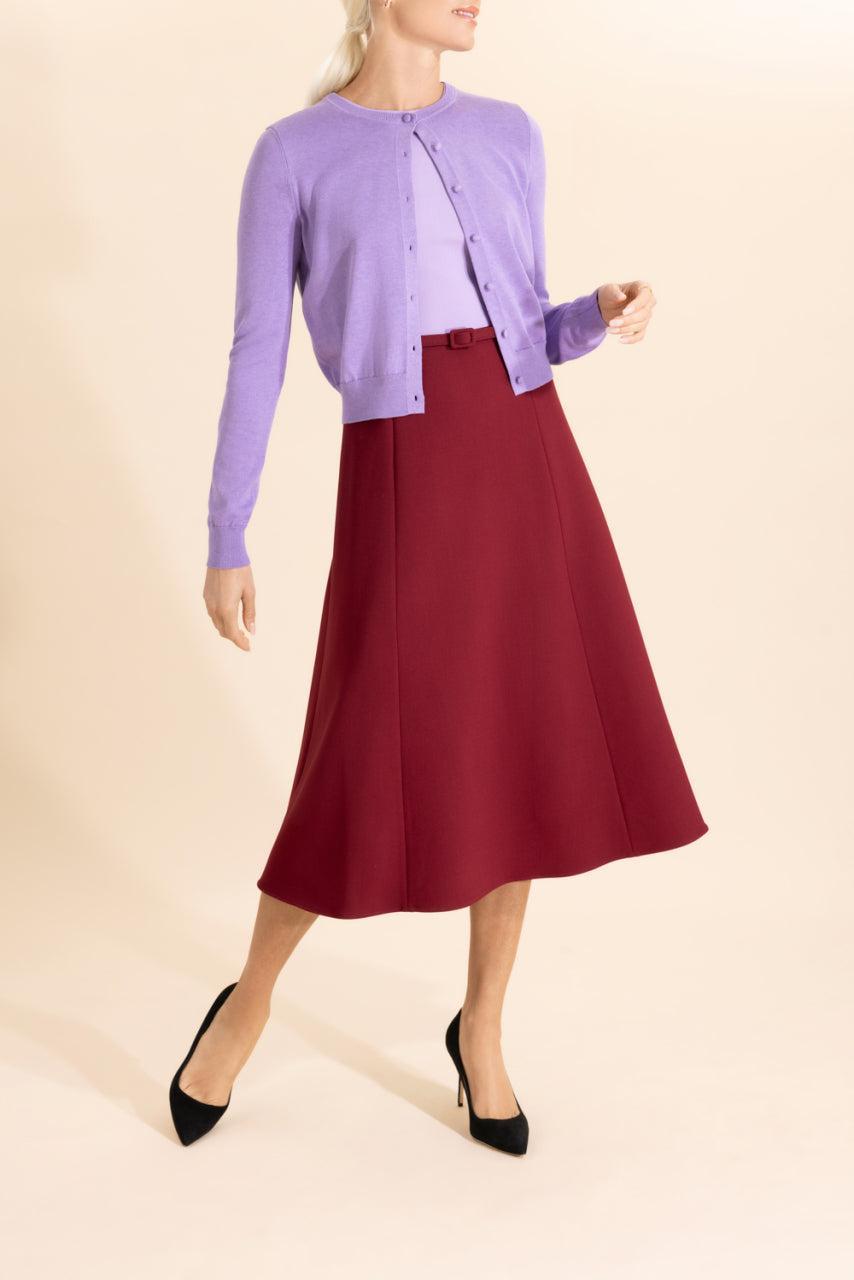 Sleeveless Crewneck A-Line Dress-MULTI-4-CLOTHINGDRESSCASUAL-CAROLINA HERRERA