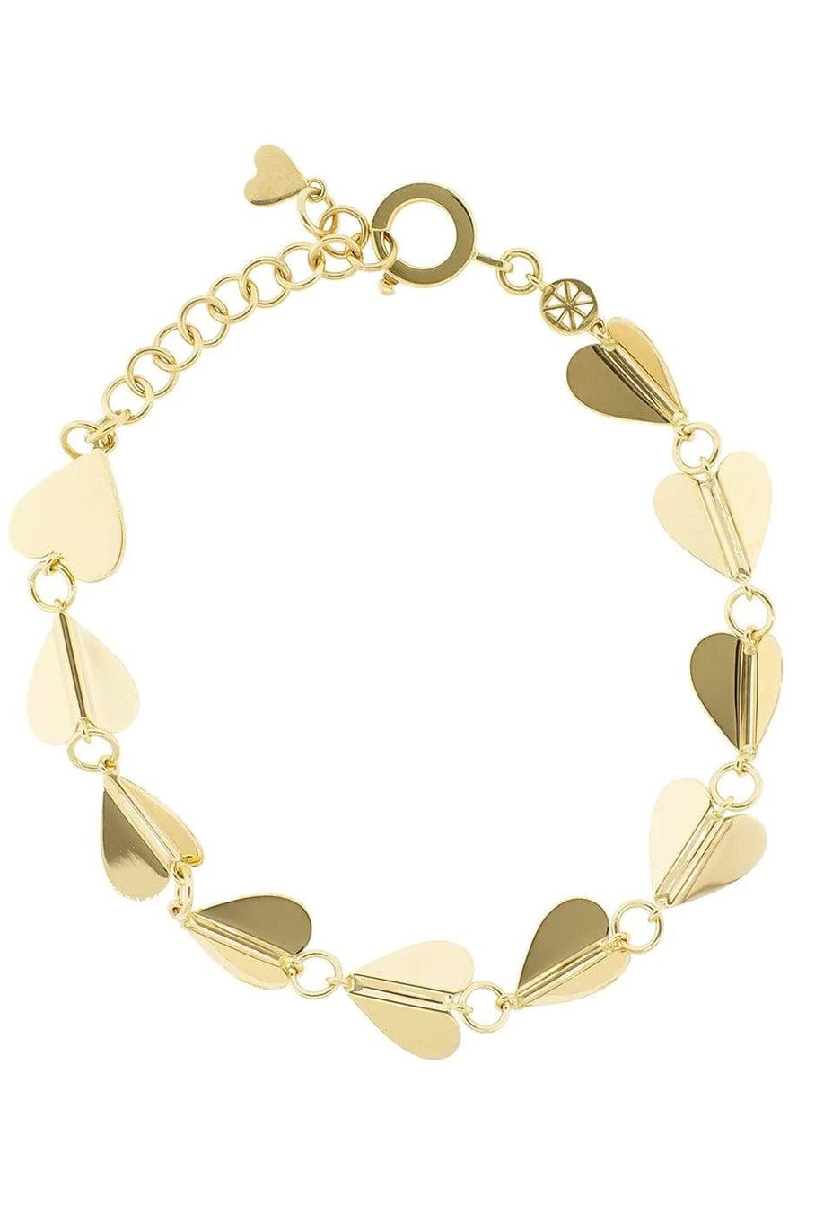CADAR-Medium Wings of Love Bracelet-YELLOW GOLD