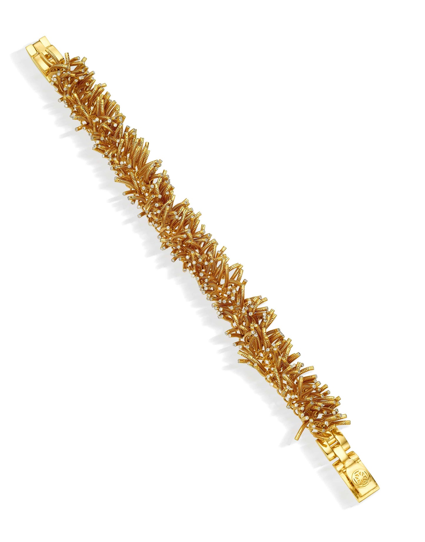 CADAR-Narrow Fur Bracelet-YELLOW GOLD