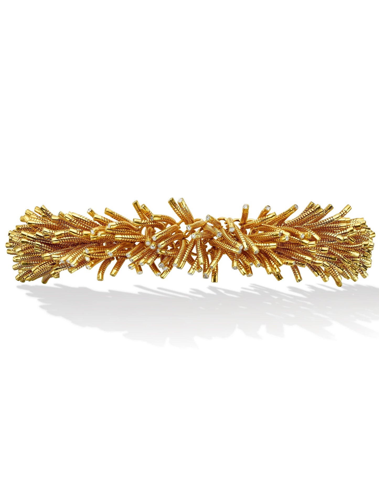CADAR-Narrow Fur Bracelet-YELLOW GOLD