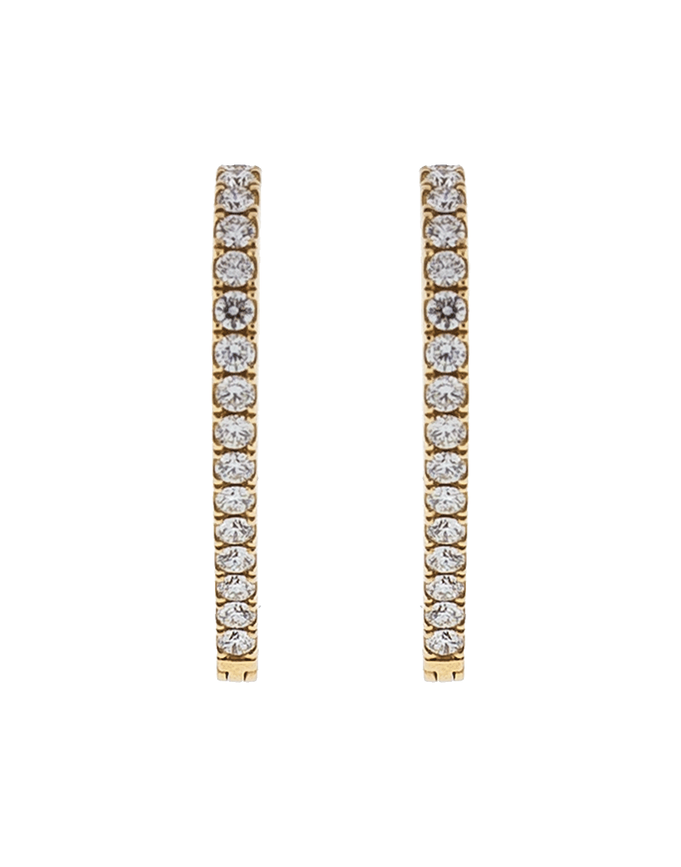 CADAR-Endless Medium Heart Earrings-ROSE GOLD