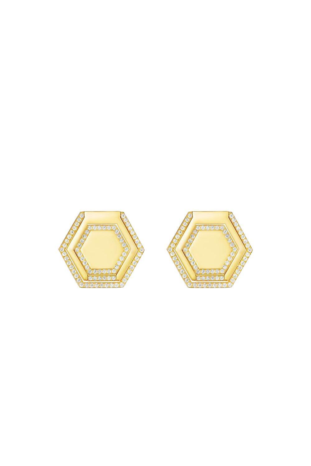 B Home Convertible Earrings-YELLOW GOLD-JEWELRYFINE JEWELEARRING-CADAR