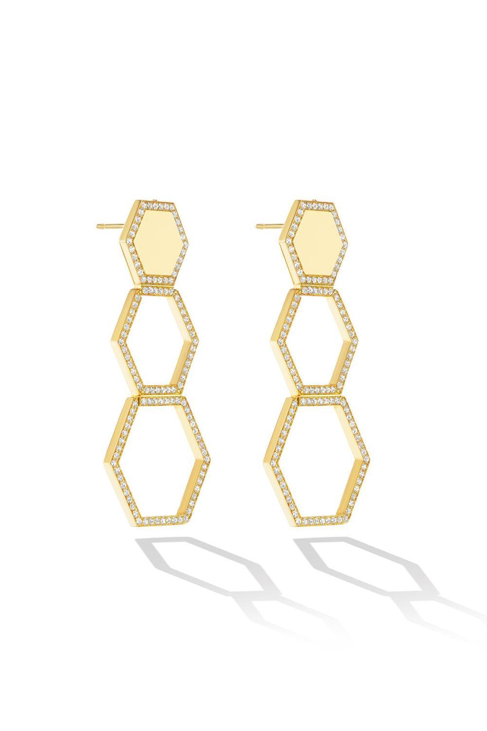 B Home Convertible Earrings-YELLOW GOLD-JEWELRYFINE JEWELEARRING-CADAR