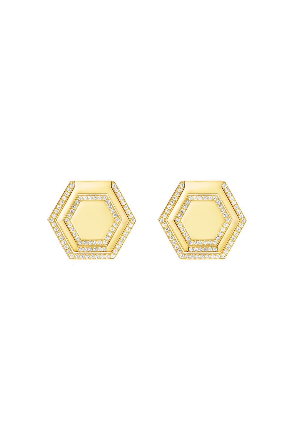 CADAR-B Home Convertible Earrings-YELLOW GOLD