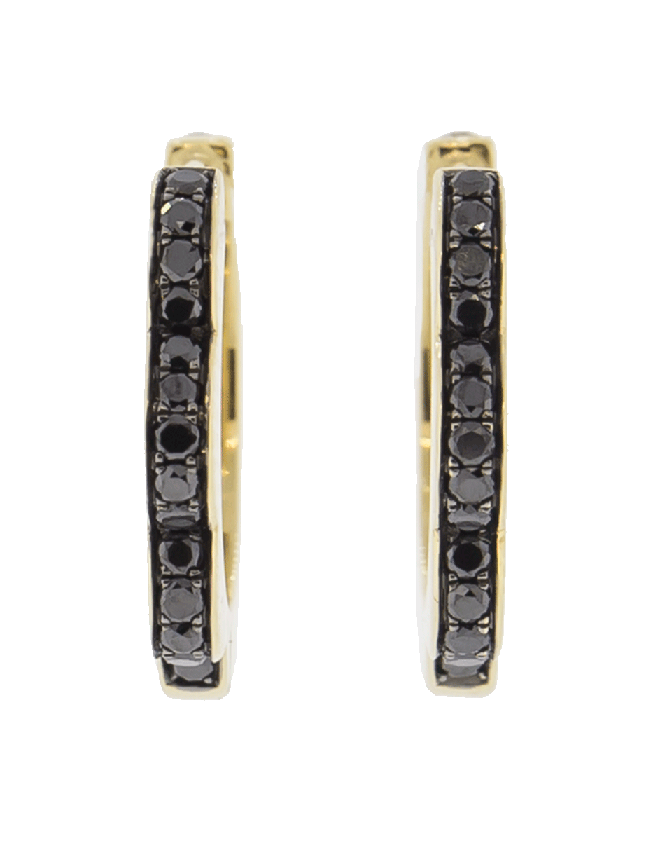 CADAR-Small Bloom Hoop Earrings-YELLOW GOLD