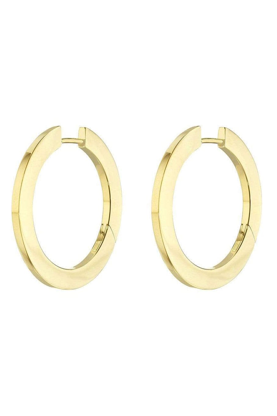 Small Plain Gold Hoops
