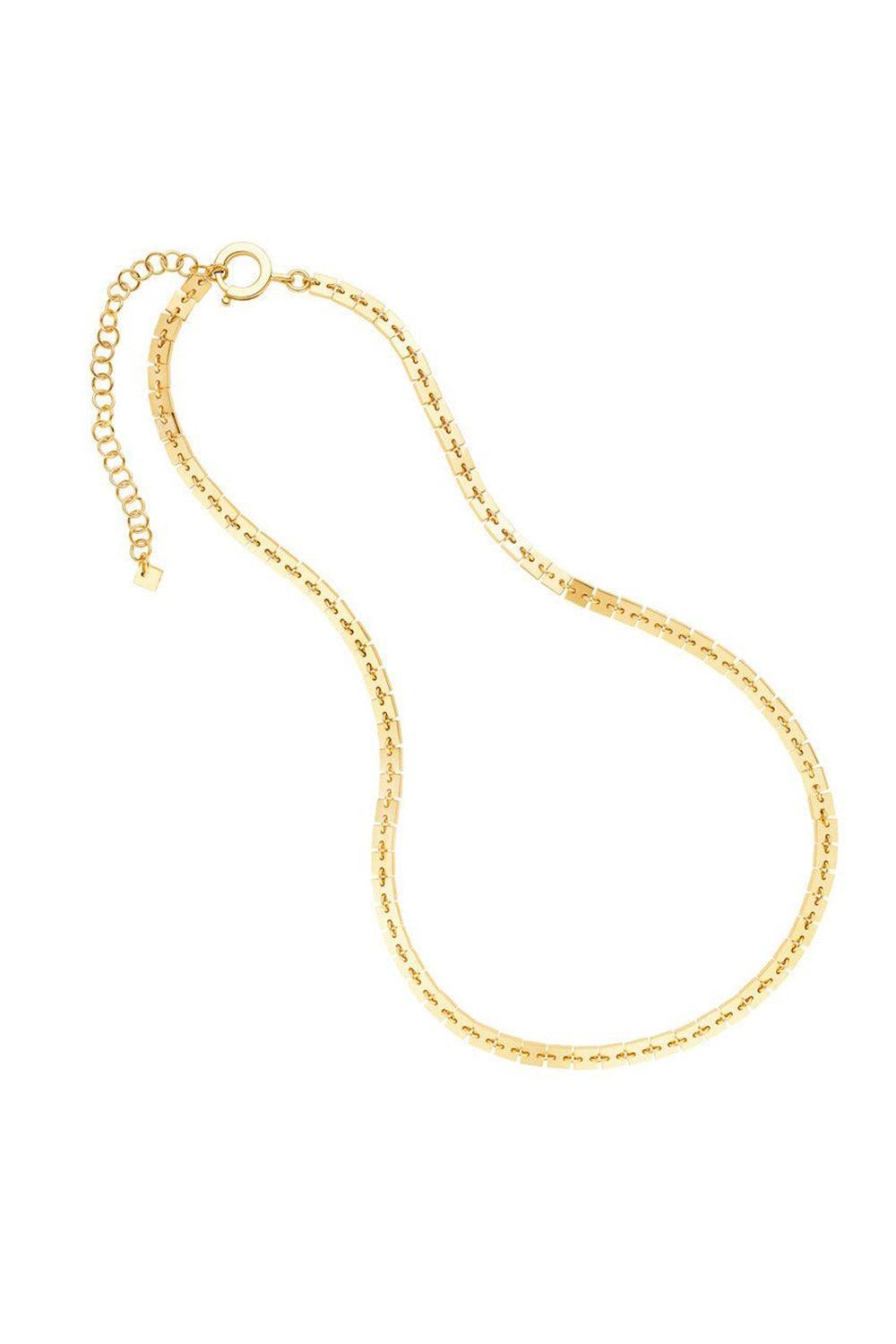 Short Foundation Chain Necklace-YELLOW GOLD-18-JEWELRYFINE JEWELNECKLACE O-CADAR