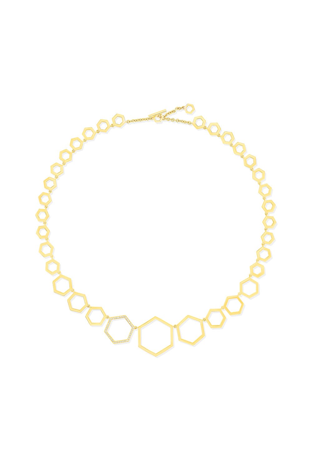 CADAR-B Home Necklace-YELLOW GOLD