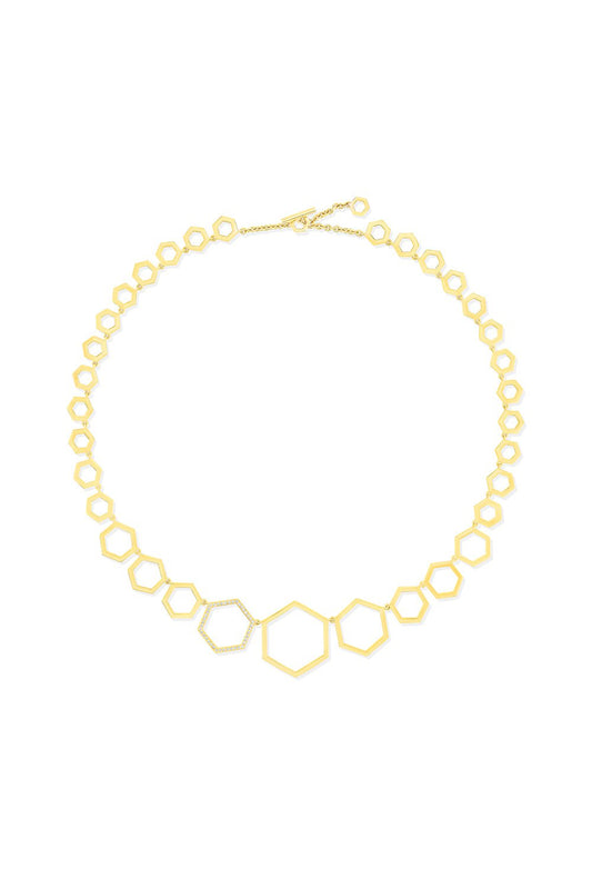 CADAR-B Home Necklace-YELLOW GOLD