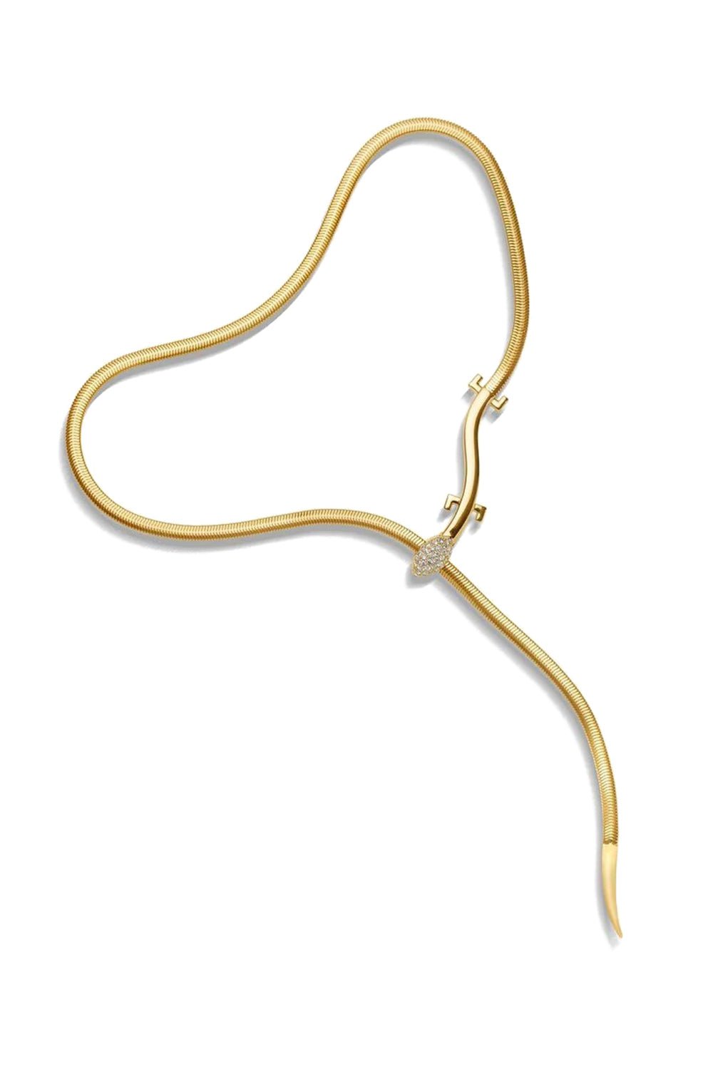 CADAR-Diamond Origin Lariant Necklace-YELLOW GOLD
