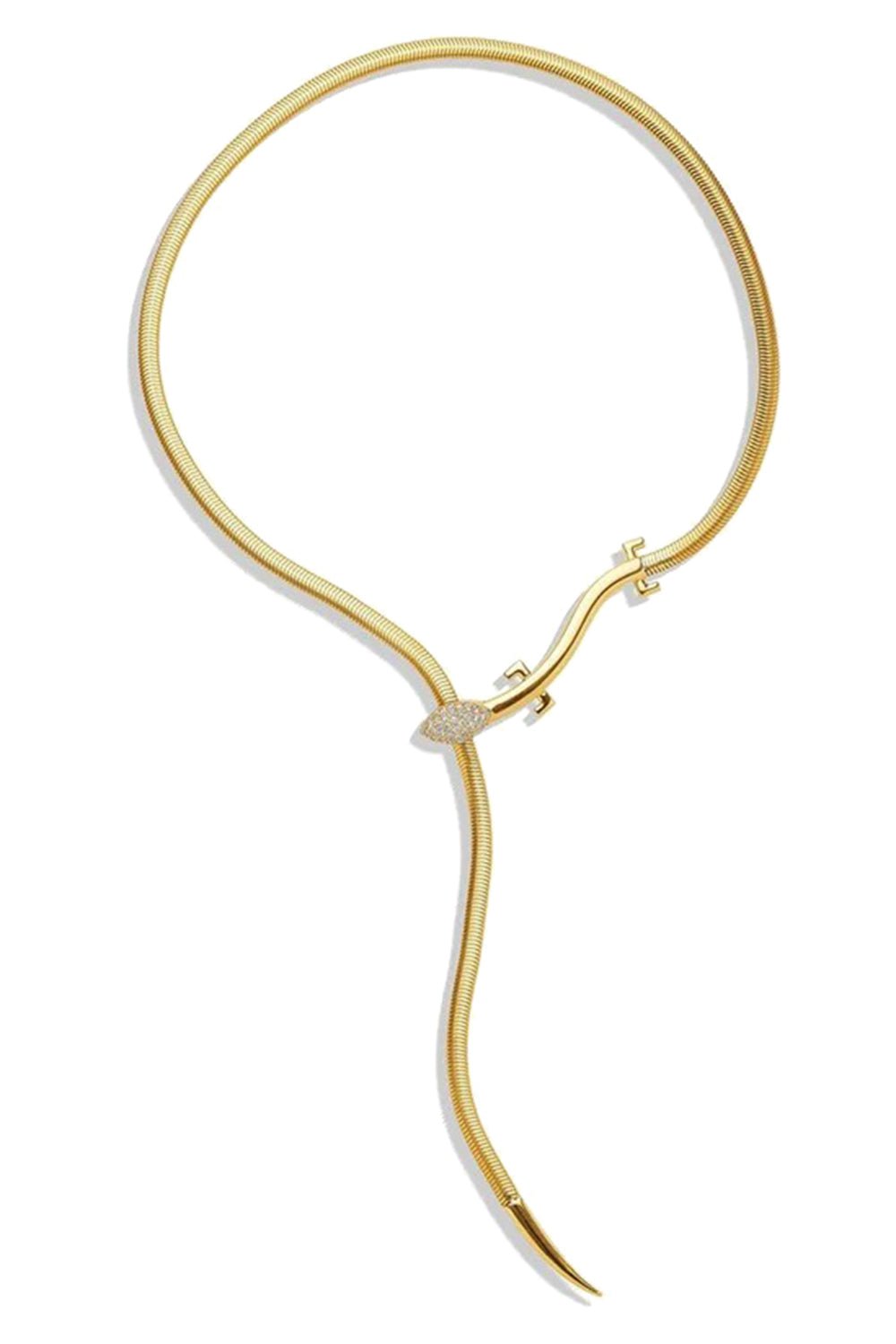 CADAR-Diamond Origin Lariant Necklace-YELLOW GOLD