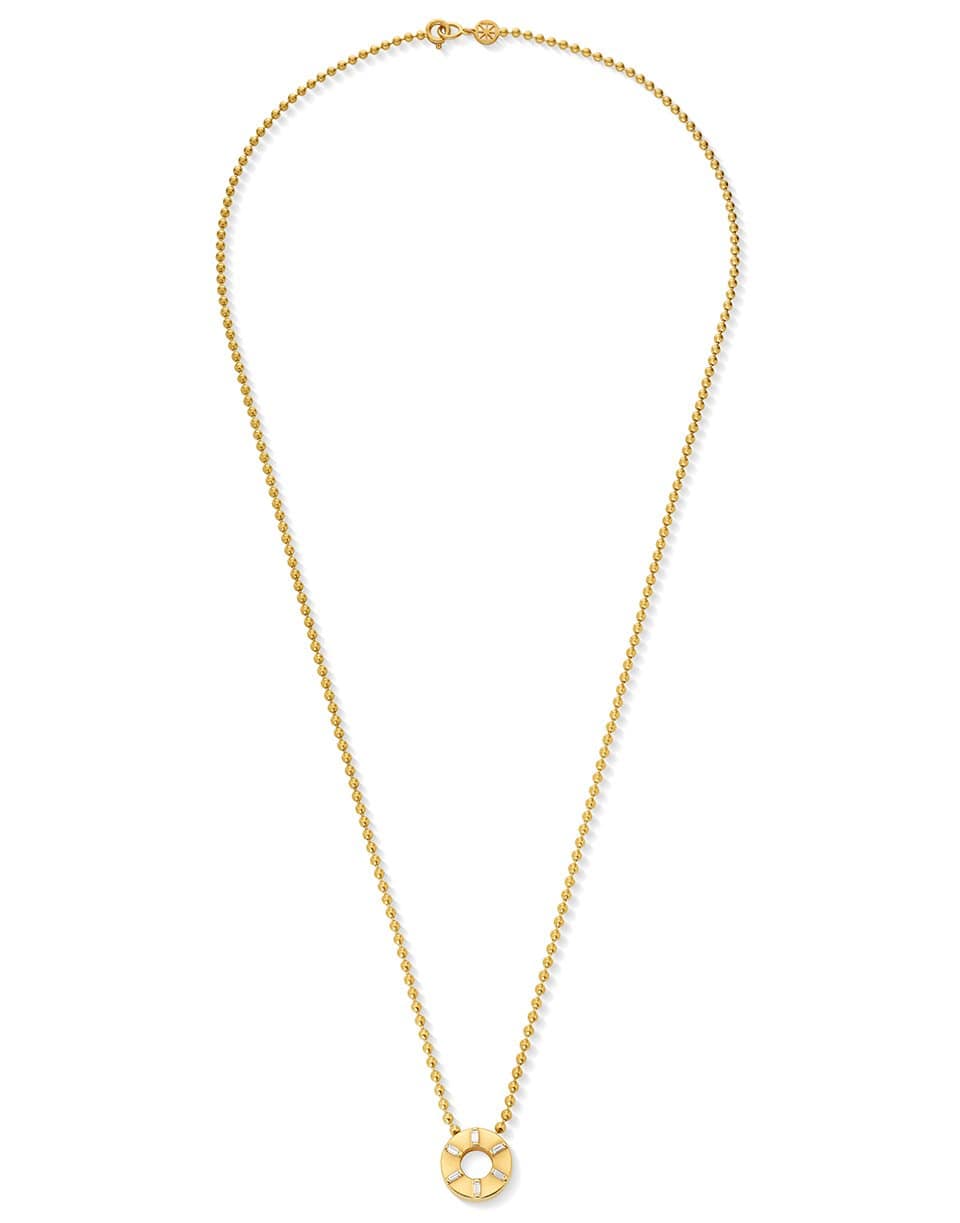 CADAR-Mens Diamond Prime Pendant Necklace-YELLOW GOLD