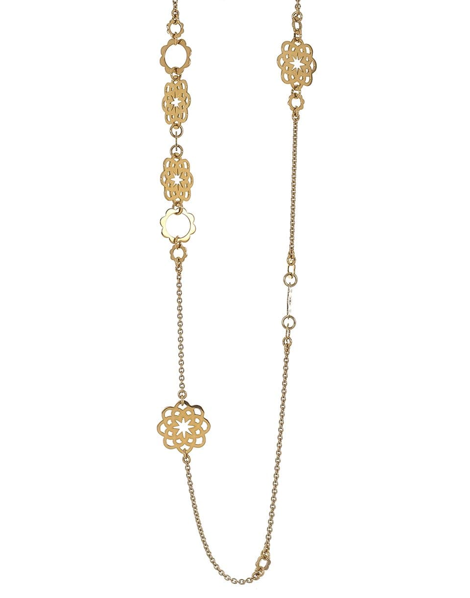 CADAR-Multi Bloom Necklace-YELLOW GOLD