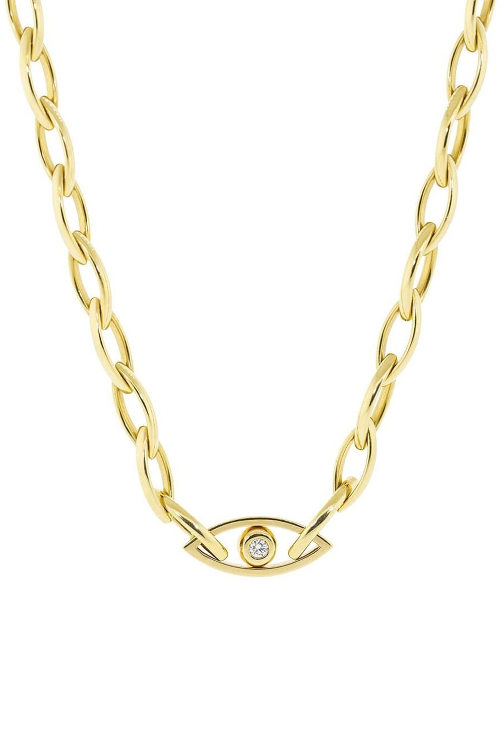 CADAR-Reflections Necklace-YELLOW GOLD