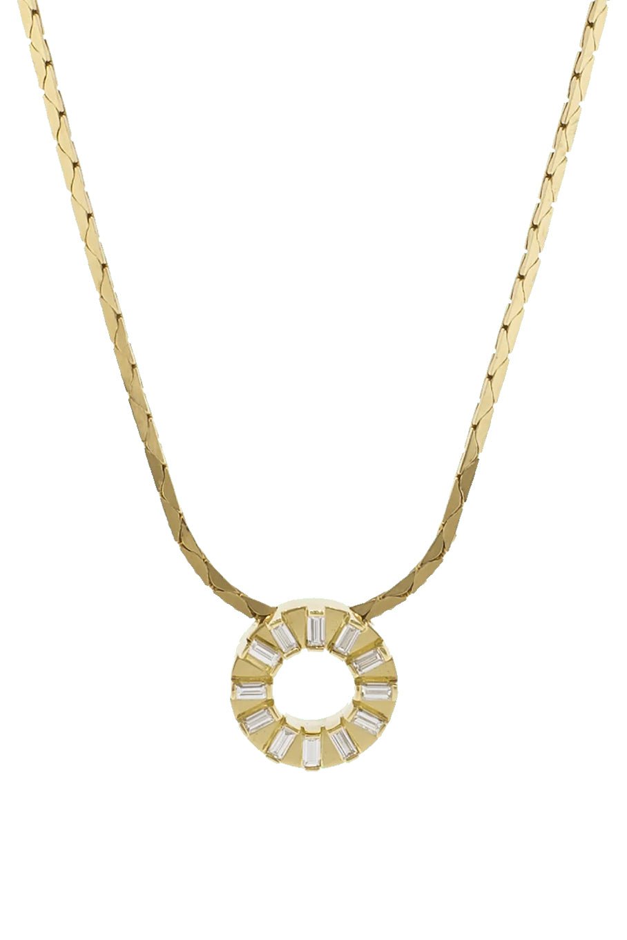 CADAR-Solo Pendant Necklace-YELLOW GOLD