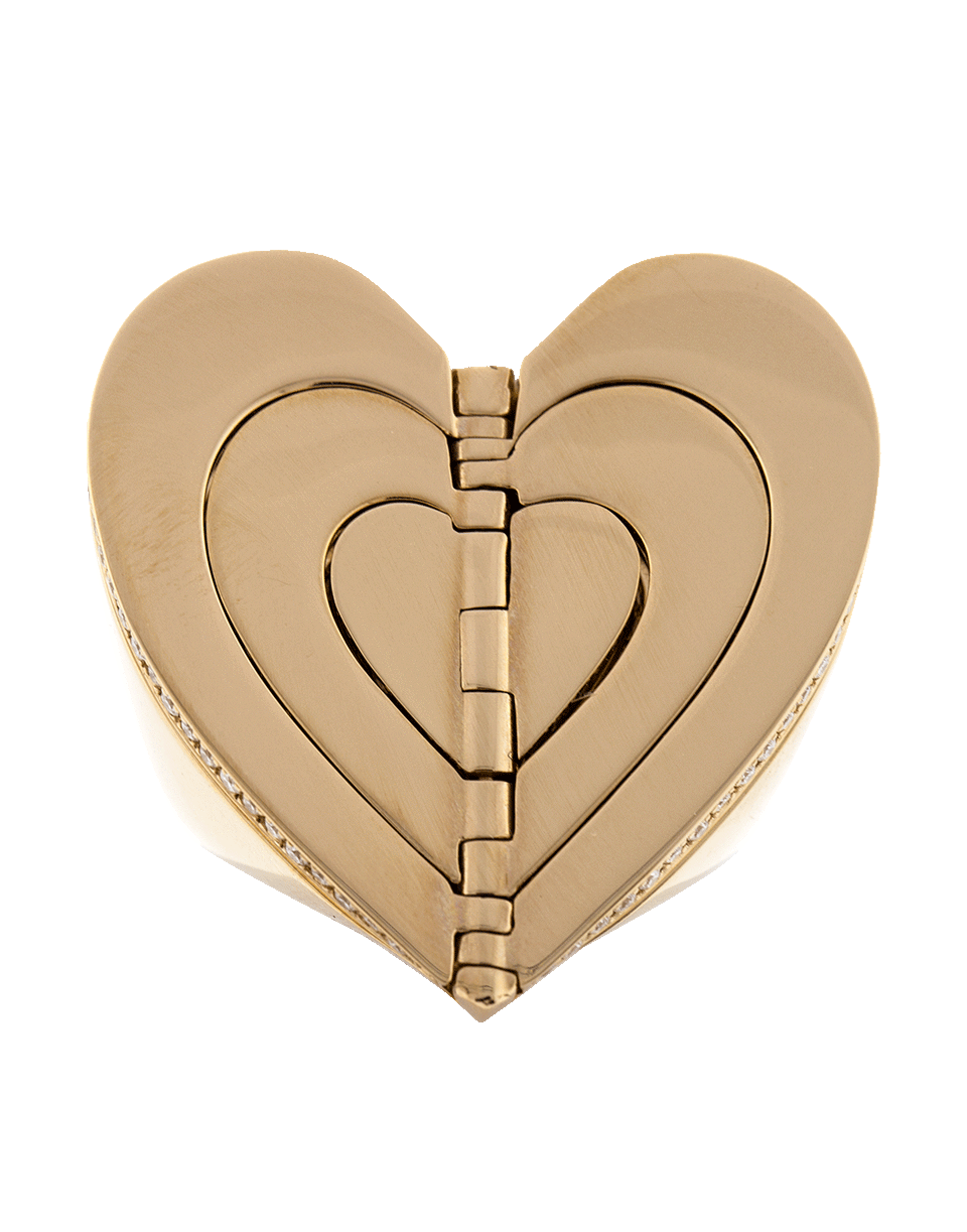 CADAR-Endless Diamond Heart Cocktail Ring-