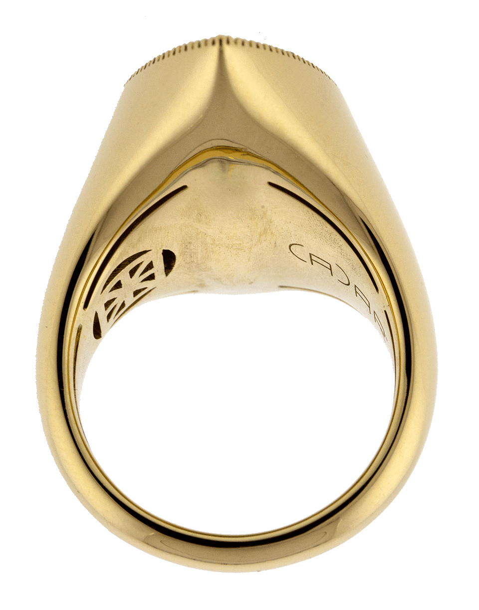 CADAR-Reflection Diamond Cocktail Ring-YELLOW GOLD