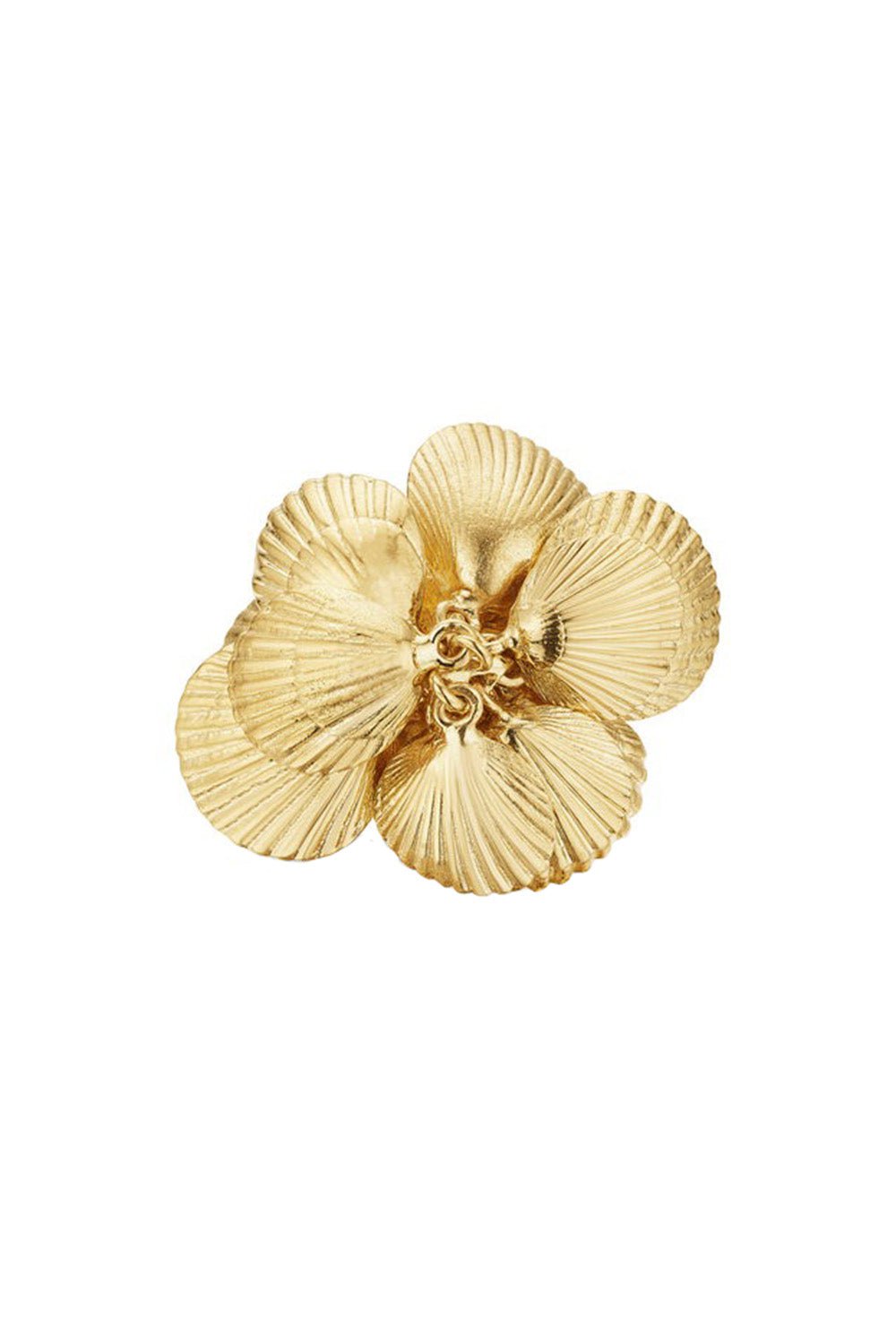 CADAR-Shell Charm Ring-YELLOW GOLD