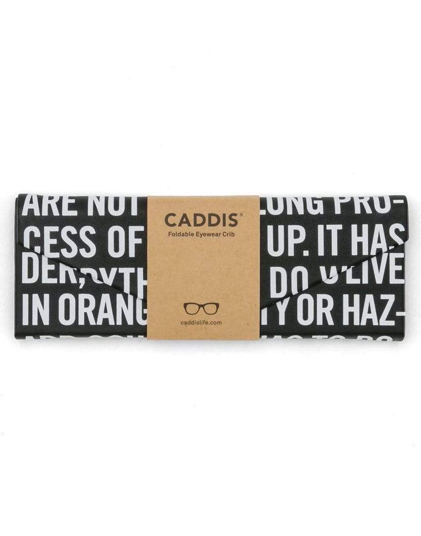 CADDIS-Own It Origami Eyeglass Case - Black and White-BLKWHT