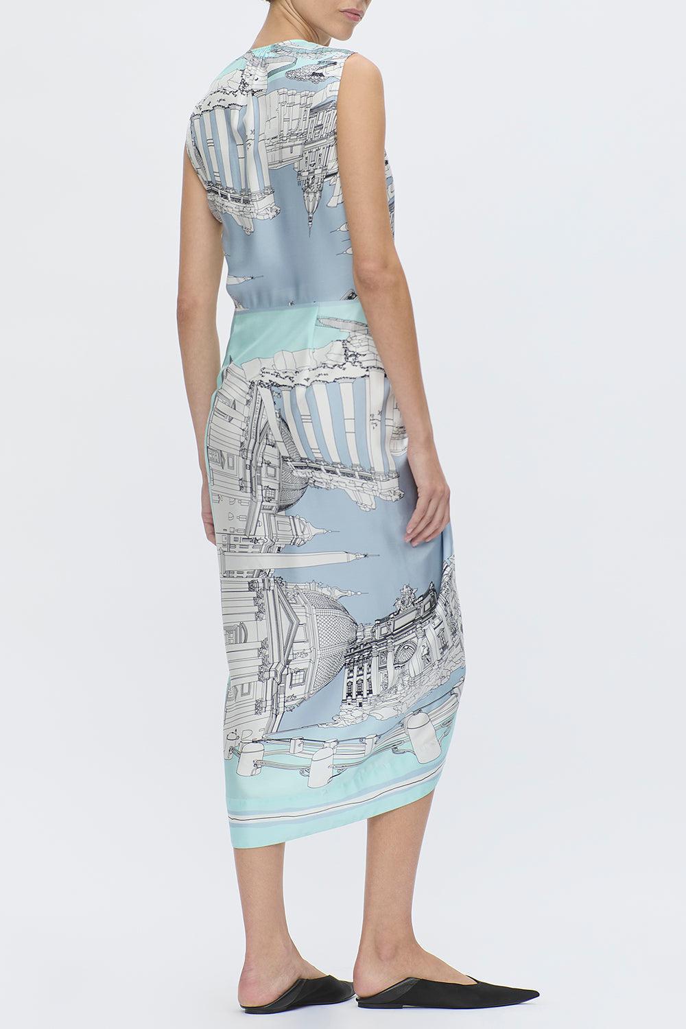 AGNES DRESS-TURQUOIS-38-CLOTHINGDRESSCASUAL-CALLAS MILANO