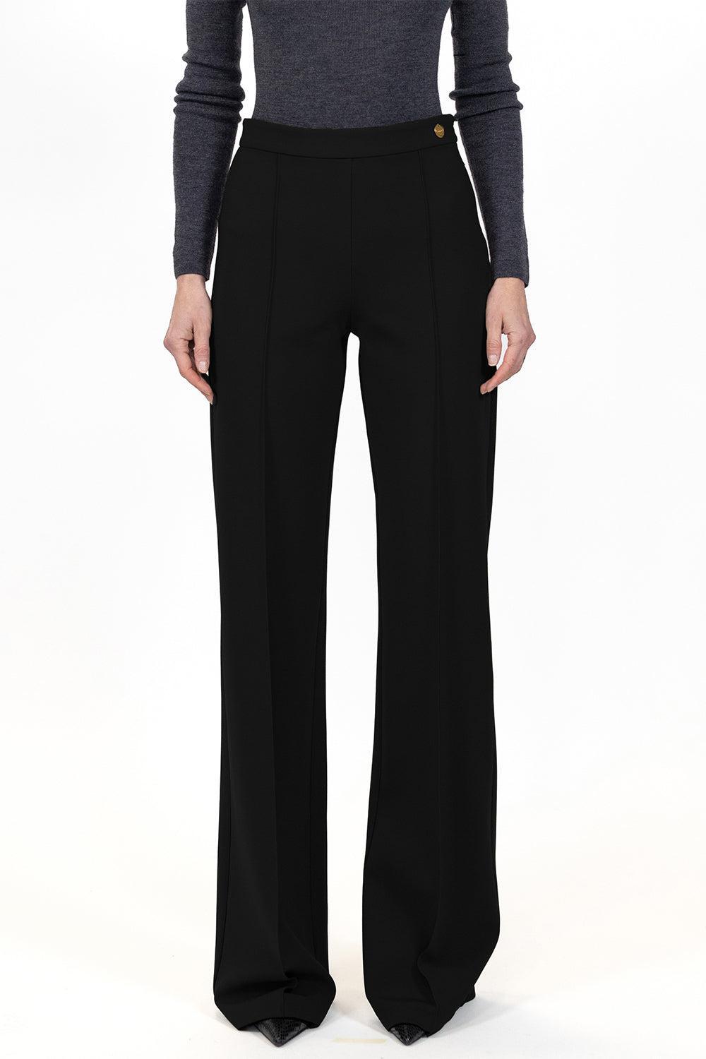 Glennis Pant-BLACK-36-CLOTHINGPANTCASUAL-CALLAS MILANO