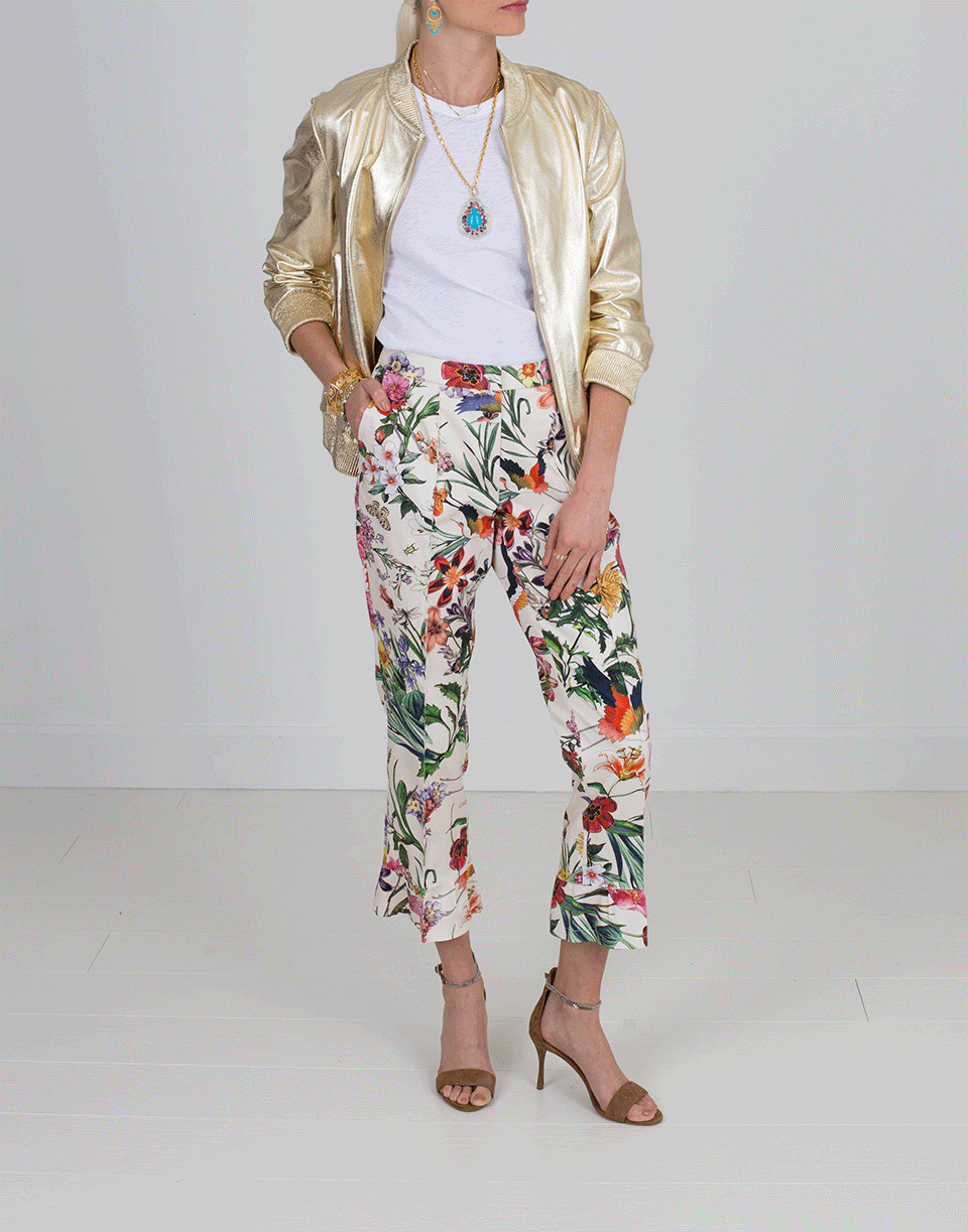 CAMBIO-Florence Floral Print Pant-