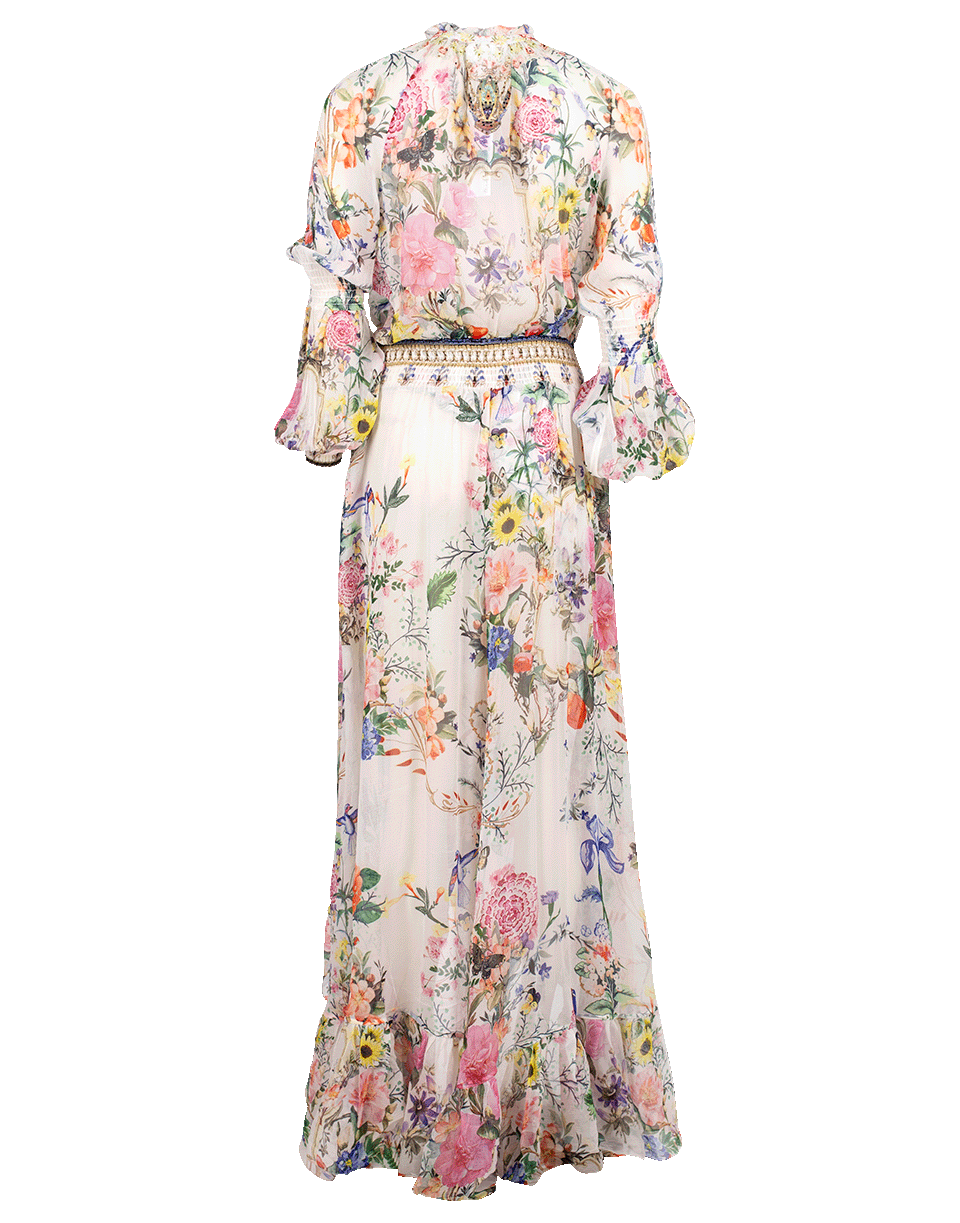 CAMILLA-Blouson Sleeve Wrap Dress-