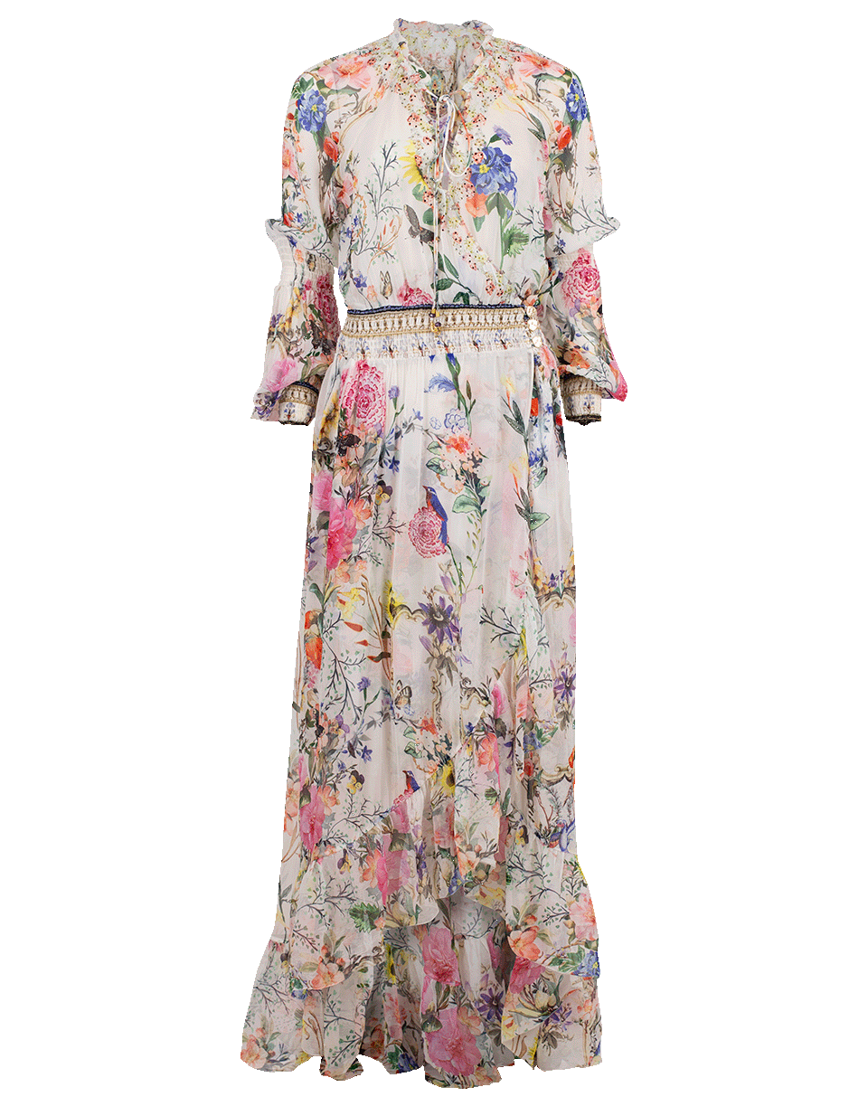 CAMILLA-Blouson Sleeve Wrap Dress-