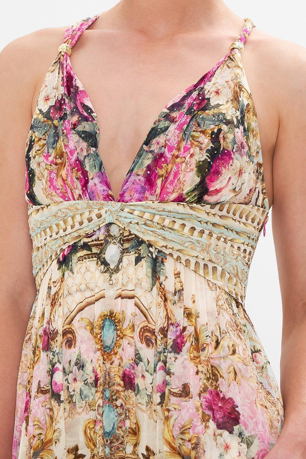 CAMILLA-Gathered Panel Dress-