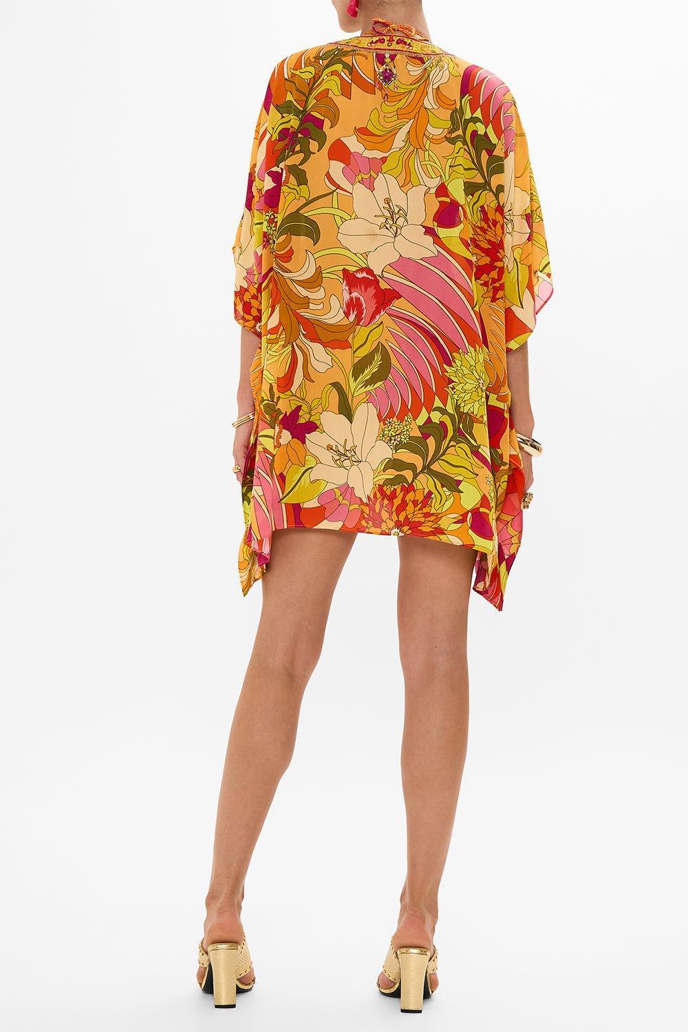 CAMILLA-Short Lace Up Kaftan-FLWRCHLD