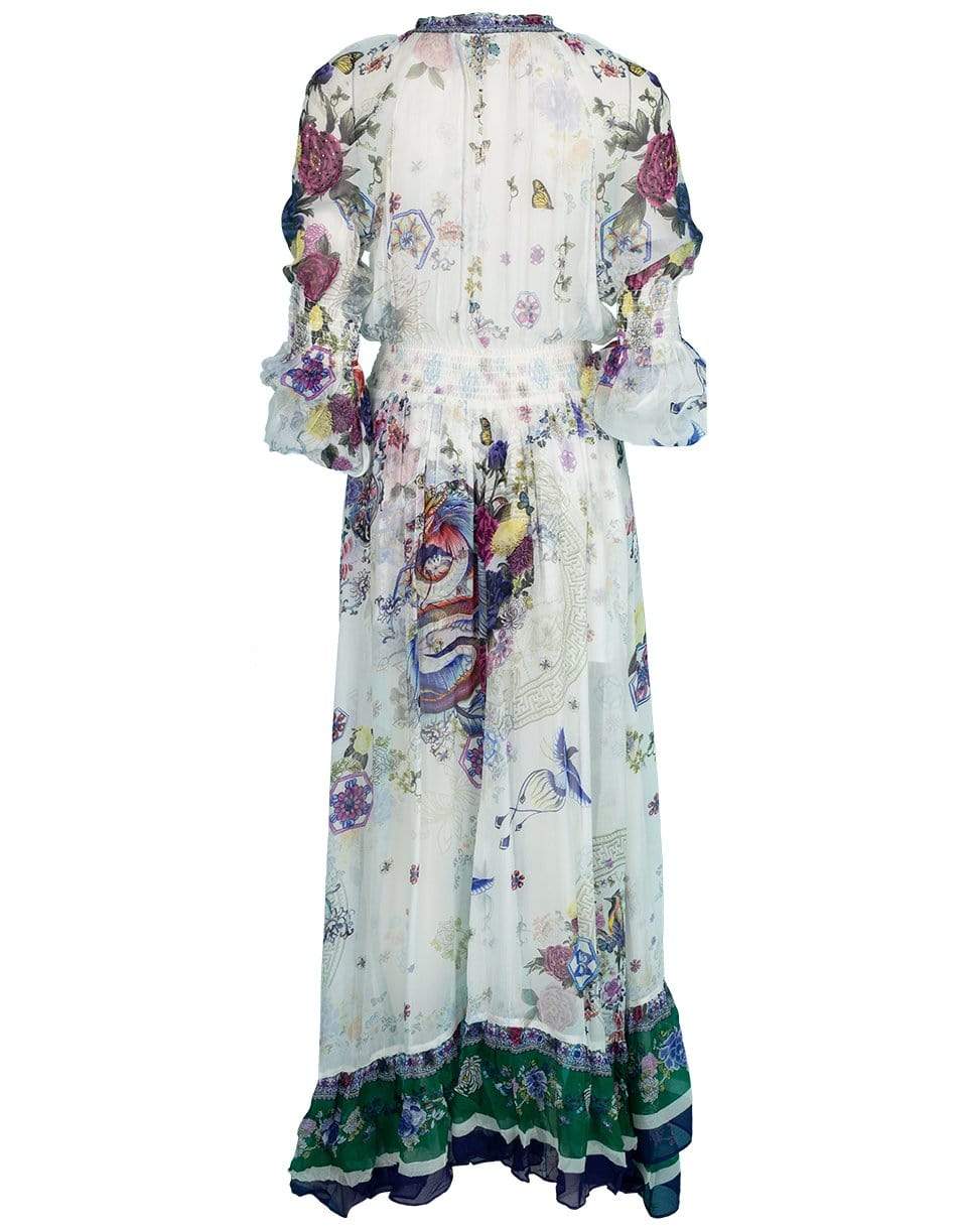 CAMILLA-Gentle Moon Blouson Sleeve Wrap Dress-