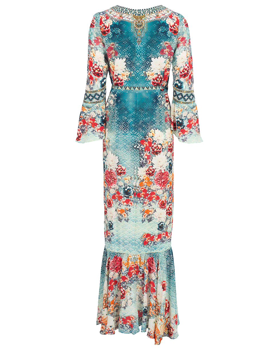 CAMILLA-Long Sleeve Wrap Dress-