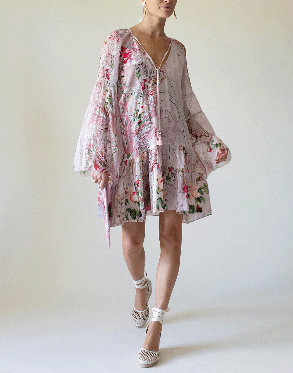 CAMILLA-Istenanya A-line Gathered Panel Dress-