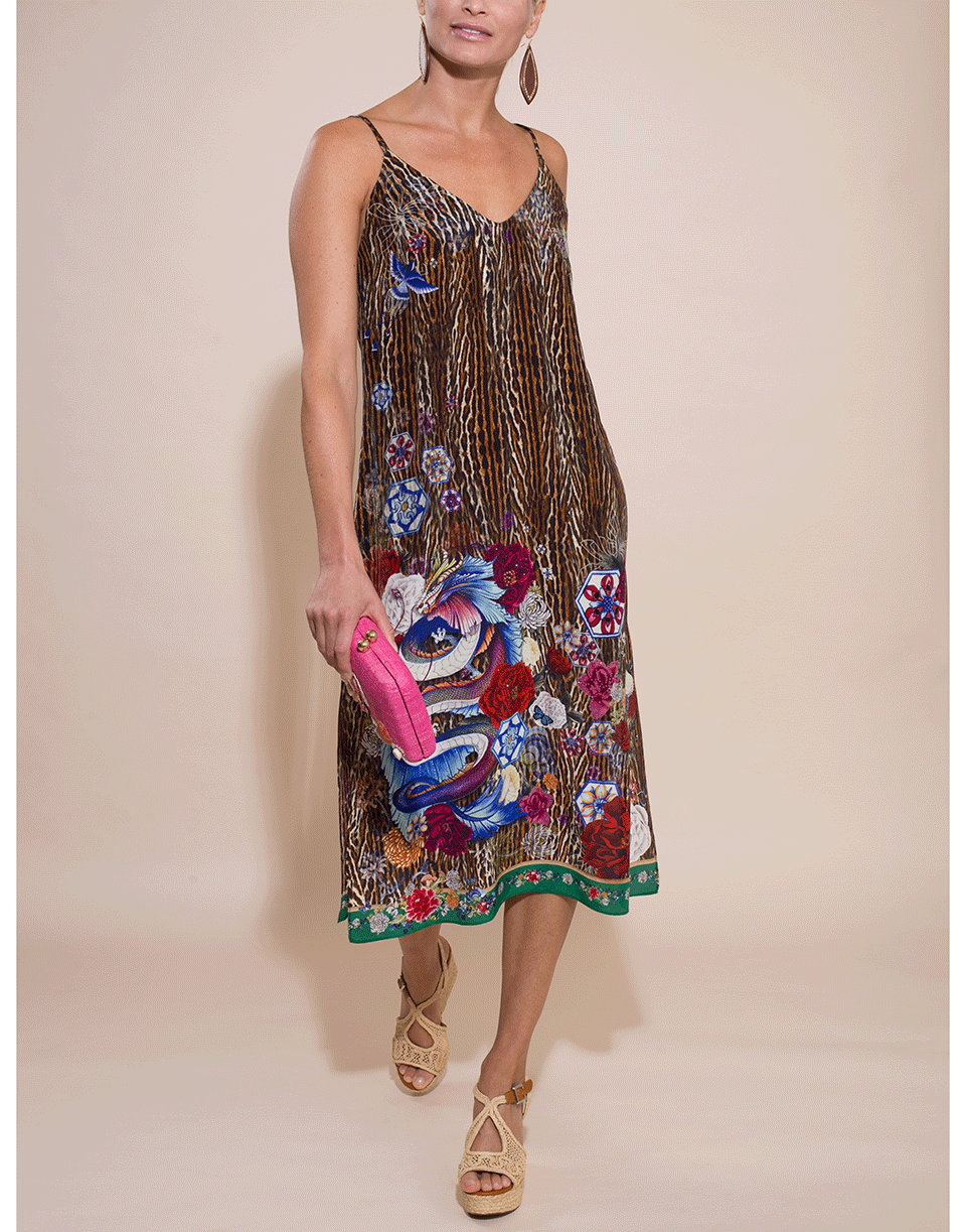 CAMILLA-Jewl of Jupiter Lace Up Midi Dress-