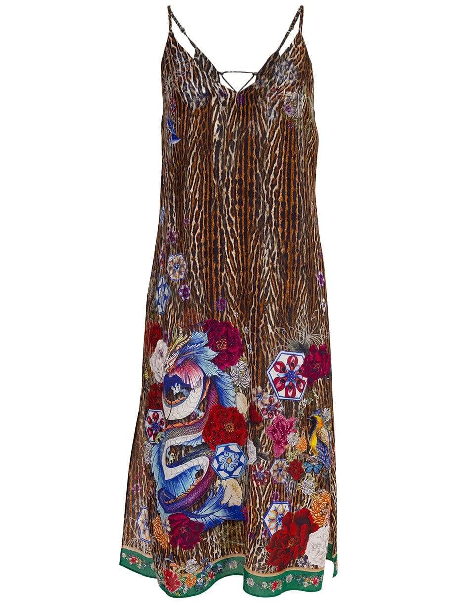 CAMILLA-Jewl of Jupiter Lace Up Midi Dress-