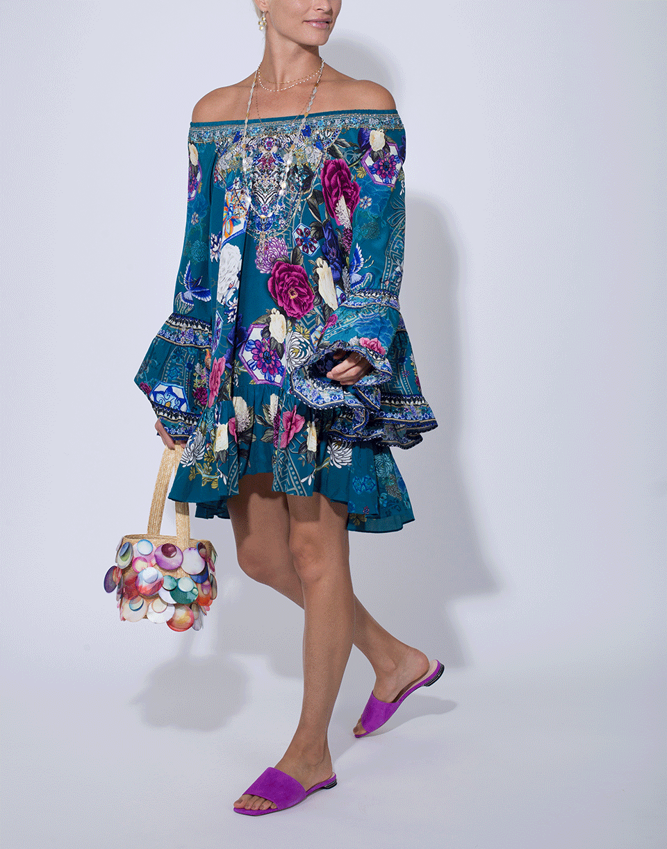 CAMILLA-Lunar Grazing A-Line Frill Dress-