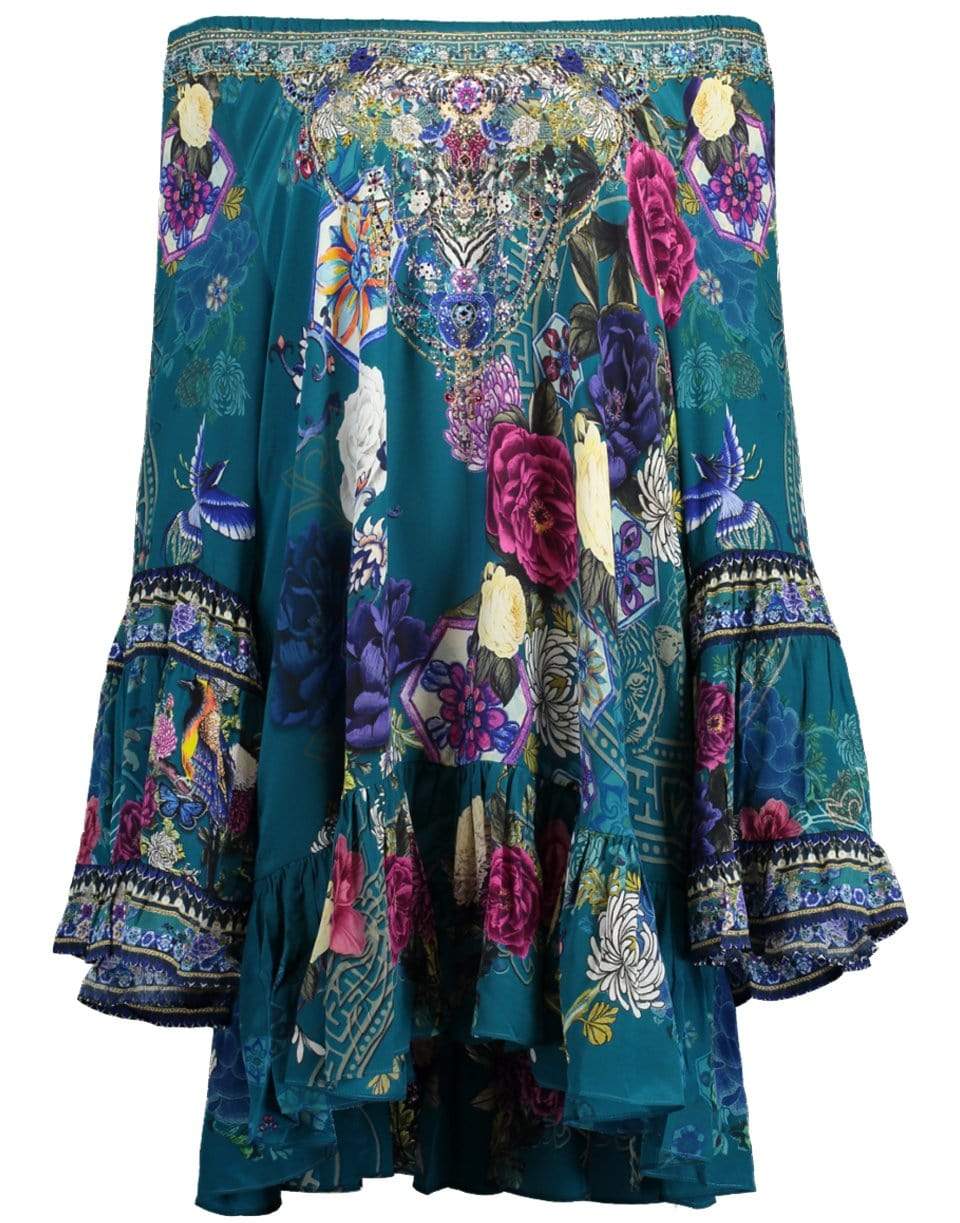 CAMILLA-Lunar Grazing A-Line Frill Dress-