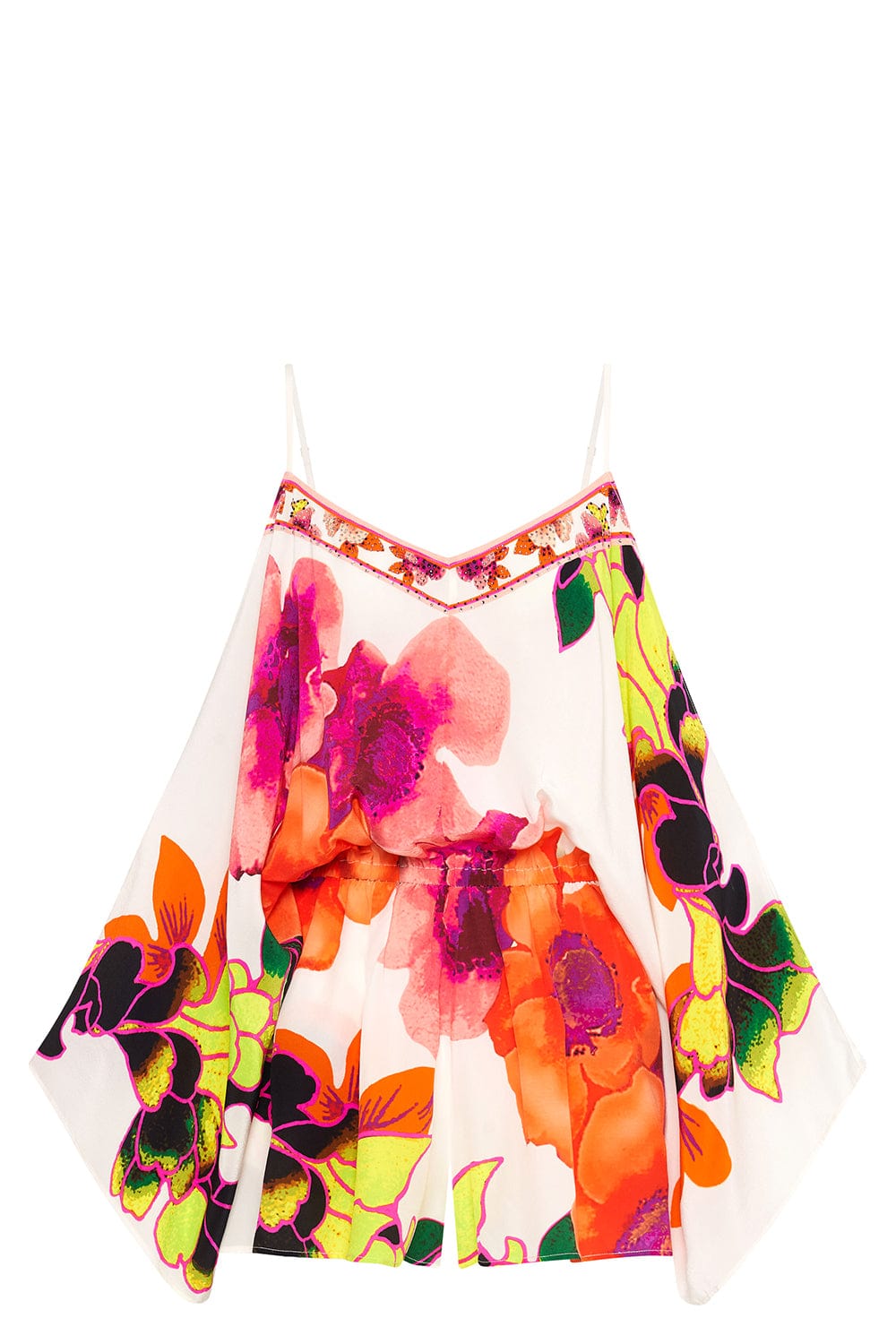 CAMILLA-Drop Shoulder Playsuit-