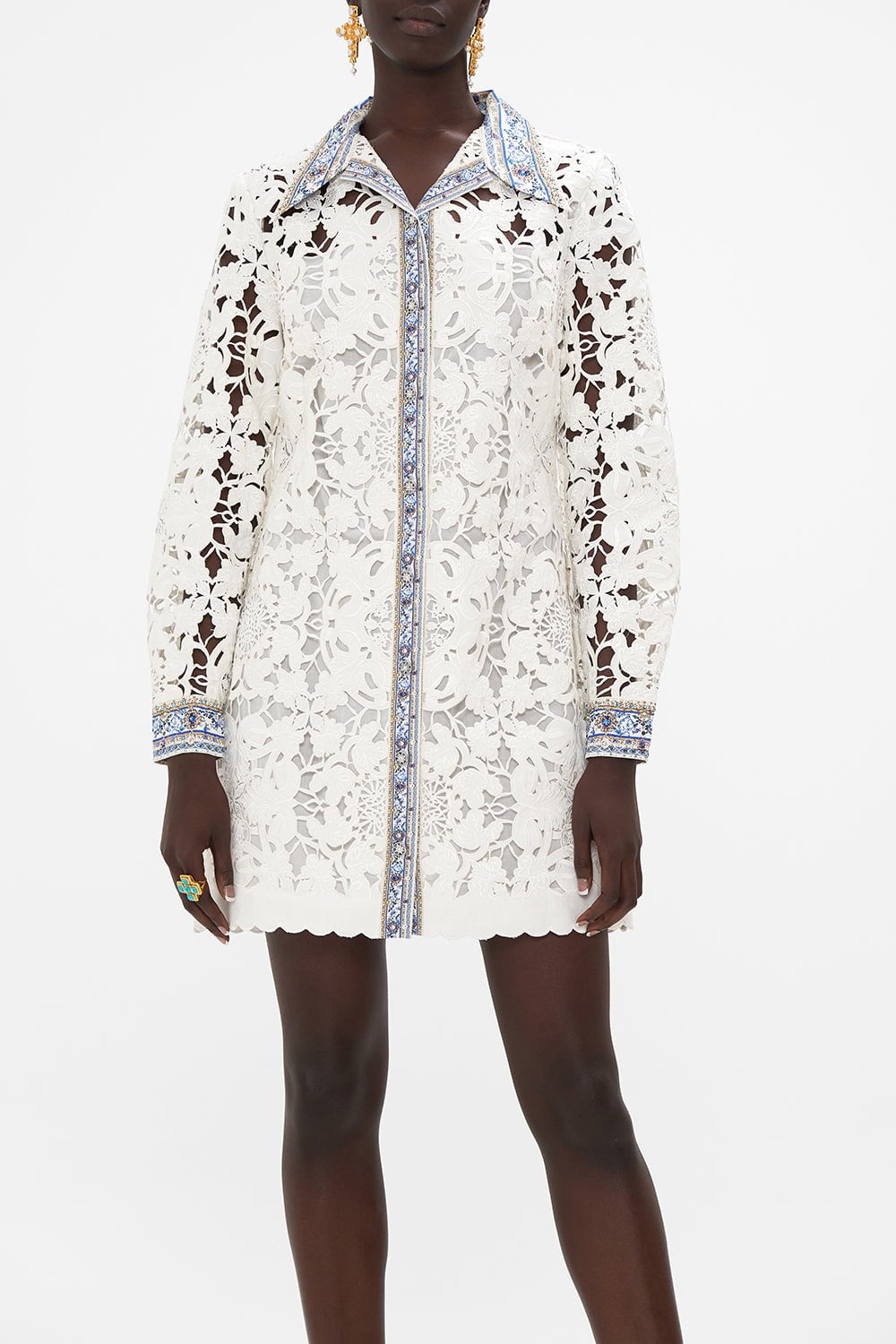 CAMILLA-Long Sleeve Tunic Dress-